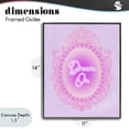thumbnail image 4 of Stupell Industries Eclectic Dream On Ornate Mirror Black Framed Giclee Art, 11 x 14, by Ziwei Li, 4 of 8