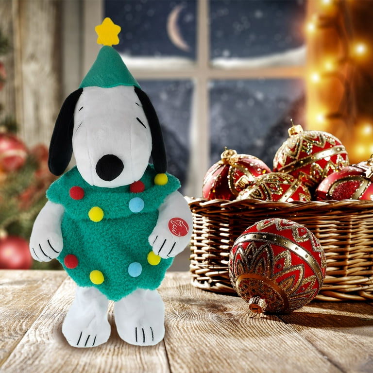 Snoopy christmas animated plush hotsell
