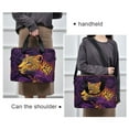 thumbnail image 6 of Laptop Bag Laptop Briefcase 15.7 x 3 x 11.8 Inches Laptop Bag Briefcases Laptop Storage Travel Laptop Bag Work Laptop Bag Jungle Purple Leopard Pattern, 6 of 8