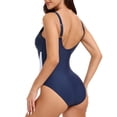 thumbnail image 3 of Bixock Tankini Swimsuits for Women,One Piece Swimsuits for Women,Swimsuits for Women Solid Color Slim Swimsuit Performance Guard Swimwear Swimsuits, 3 of 6