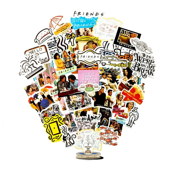 Conquest Journals Friends Besties Vinyl Stickers