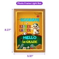 thumbnail image 5 of Back to School Bichon Frise Goodbye Kindergarten Hello 1st Grade Acrylic Plaque with Wood Photo Frame Box Bichons Dog Lovers Gifts Idea Light Box - 02011, 5 of 5