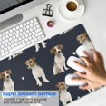 thumbnail image 4 of Long Mouse Pads for Desk,Jack Russell Terrier Desk Mats on Top Of Desks, Desk Mouse Pad Extra Large with 3mm Non-Slip Base and Stitched Edge for Gaming,Office,Work,Home 31.5"x11.8", 4 of 6