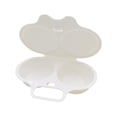 thumbnail image 4 of 4xcocedor De Huevos De Doble Taza, Cazadores Furtivos De Huevos Para Microondas Para Suministros De Cocina De Restaurante, 4 of 8