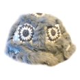 thumbnail image 1 of Sombrero de cubo para otoño e invierno, bonito sombrero de pescador, cálido, talla única, hecho a mano, único para chicas adolescentes, mujeres Gris blanco Yinane sombrero de copa, 1 of 6