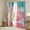 Deep Pink, variant on Erosebridal Pink Beach Curtains Pack of 2 (38x45), Romantic Ocean 30%-50% Black Out Curtains, Coastal Marine Curtains for Living Room, Window Curtains Bedroom Decoration