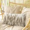 thumbnail image 4 of Brown Beige Vintage Pillow Covers, Linen Long Throw Pillow Case, Retro Abstract Art Holiday Pillow Protector Decorative Cushion Cover for Living Room/Bedroom 24" x 36", 4 of 8