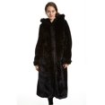 thumbnail image 2 of Women's Full Length Faux Fur Coat, 2 of 5