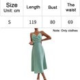 thumbnail image 2 of Vestidos con tirantes para mujer, vestido sin espalda con lazo en la parte delantera, vestido hueco dividido, vestido con tirantes, S, 2 of 6