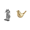 thumbnail image 1 of Figura De Resina De Pájaro Caballero Nórdico, Estatua Abstracta De Animal, Adorno De Arte Moderno, Escultura Para Escritorio, Gabinete, Mesa De Oficina, Centro De Mesa, Entrada, Sala De, 1 of 8