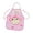 red, variant on Waterproof Long Sleeve Art Smock for Painting & Drawing, Blue Adjustable Tie-Back Craft Apron with Front Pocket, Cartoon Pattern for Messy Play & Meal Time Protection