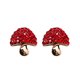 thumbnail image 1 of Cute Radish Earrings Cherry Earrings Red Stud Earrings Set for Women Girls S925 Silver Stud Earrings for Women Earrings with Soft Ear Studs Fine Jewelry for Parties and Holidays, 1 of 2