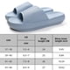 thumbnail image 2 of Zapatillas de almohada con suela gruesa zapatillas de casa antideslizantes para interiores para mujeres y hombres, 2 of 6