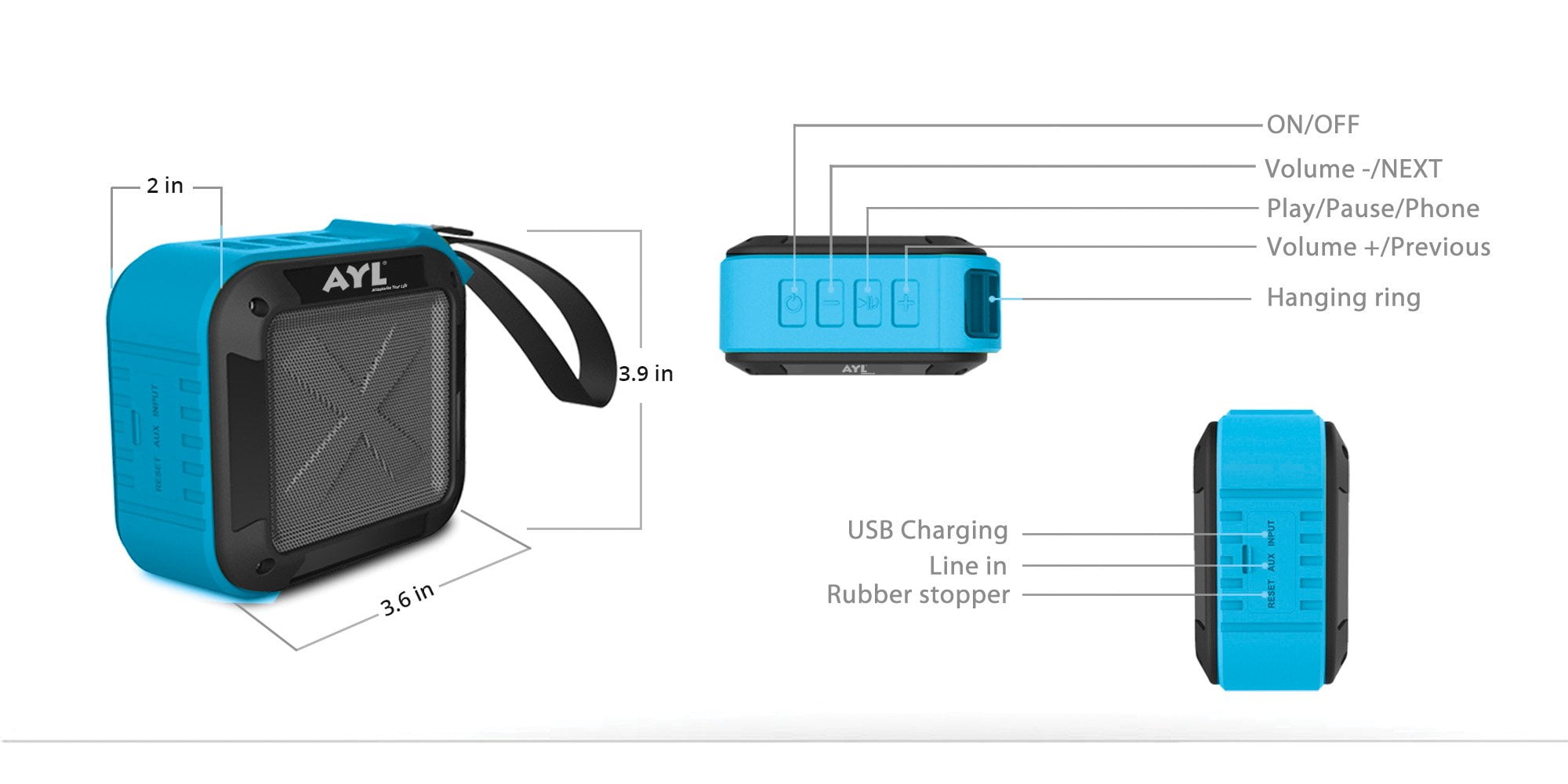 ayl bluetooth speaker