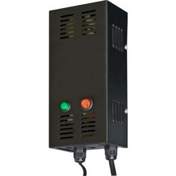 Dabmar Lighting LVT25 LED 25W Low Voltage Transformer with Power Cord for LV-LED55-M Applications, Black - 8.75 x 4.13 x 2.88 in.