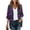 Z2-Purple cardigan, variant on Women's Halloween Chiffon Cardigan 3/4 Sleeve Open Front Ghost Pumpkin Print Kimono Style Top Lightweight Fall Party Wear