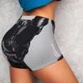 thumbnail image 4 of Fotbe Cool French Bulldog Wine Shorts Sin Costuras – Shorts Deportivos de Cintura Alta para Mujer, Elásticos para Gimnasio, Yoga, Running o Ciclismo-Large, 4 of 8