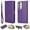 Purple, variant on Feishell Wallet Case for Samsung Galaxy A16 5G, Detachable 2 in 1 Magnetic Wallet Phone Cover, RFID Blocking Card Holder & Cash Slot Flip Kickstand PU Leather Case with Wrist Strap,Purple