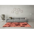 thumbnail image 3 of Ahgly Company Indoor Rectangle Abstract Brown Modern Area Rugs, 2' x 5', 3 of 4