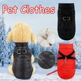 thumbnail image 3 of Moocorvic Dog Raincoat Vest with Leash Buckle, Waterproof Pet Winter Jackets Windproof Coat with Cotton Inner for Small Medium Dogs, 3 of 4