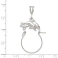 thumbnail image 3 of FB Jewels Sterling Silver Dolphin Charm Holder, 3 of 4