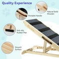 thumbnail image 5 of Pawaboo Dog Ramp for Bed and Couch -Extra Wide- 23’’H Adjustable Height, Excellent Traction Pet Ramp for Small Large Dogs to Get on High Bed, Couch, Car, Max 143lbs, Non-Slip Mat Dog Steps, 5 of 8
