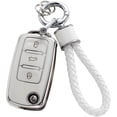 thumbnail image 1 of Key Fob Cover Compatible with Fit for Volkswagen Jetta Golf Polo MK7 Passat Beetle Soft TPU Remote Key Shell Case Keychain Case Holder Protector, 1 of 5
