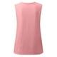 thumbnail image 5 of ICHUANYI Clearance Women's Ladies V Neck Loose Tops Casual Solid Color T-Shirt Sleeveless Blouse Vest(Pink, XL) ICHUANYI WER2023081013738, 5 of 5