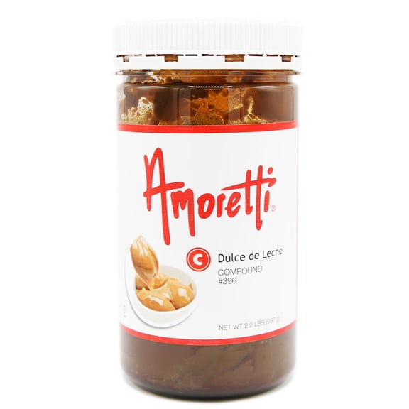 Amoretti - Dulce de Leche Compound 2.2 lbs - Natural Flavors, Shelf Stable Even After Opening, Certified Kosher, TTB Approved, Perfect for Baking Applications & Beverages