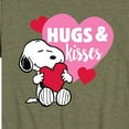 thumbnail image 3 of Peanuts - Snoopy Hugs And Kisses  - Toddler And Youth Short Sleeve Graphic T-Shirt, 3 of 6