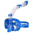 thumbnail image 1 of Máscaras de buceo plegables antiniebla, máscara de esnórquel con sistema superior de secado completo para natación libre, equipo de esnórquel profesional para adultos y niños, 1 of 4