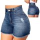thumbnail image 3 of Txlixc Pantalones cortos casuales para mujeres, pantalones cortos de cintura alta Txlixc  moda, 3 of 8