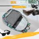 thumbnail image 3 of Lightweight Packable Backpack 35L, Light Foldable Backpacks Water Resistant Collapsible Hiking Bag, Compact Folding Day Pack for Travel Camping(Yellow), 3 of 5