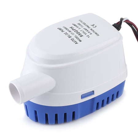 M Buder 12V 950 GPH Automatic Submersible Bilge Pump for Marine Boats, 1-1/8 inch / 28.5 mm Outlet