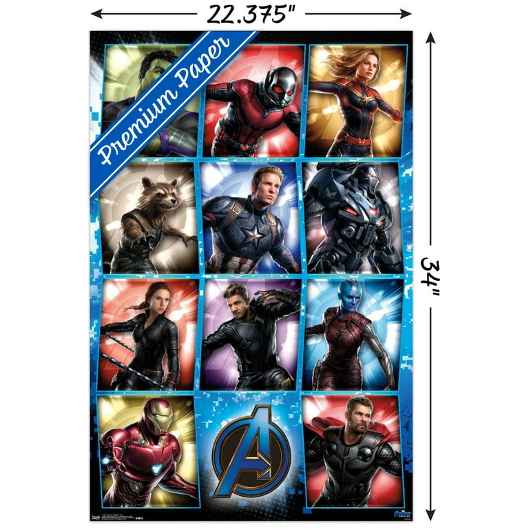 Avengers: Endgame Movie Posters Mural - Officially Licensed Marvel