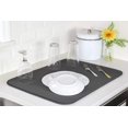 thumbnail image 4 of S&T INC. Absorbent, Reversible XL Microfiber Dish Drying Mat for Kitchen, 18 Inch x 24 Inch, Charcoal, 4 of 7