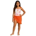 thumbnail image 5 of CHENge Swimsuit for Girls 10 12 Regular Fit Color Block Soft Upf 50+ Uv Sun Protection One Piece Cut Out Bathing Suit Adjustable Straps Ruched Girls' Swimwear 9-16y, 5 of 5