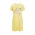 thumbnail image 4 of biudgviw Valentines Day Sleep Shirts for Women Short Sleeve Nightgown Casual Heart Print Crewneck Pajama Dress Soft Sleepwear S-XXL, 4 of 4