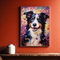 thumbnail image 3 of Border Collie Dog Starry Night Van Gogh Wall Art Canvas for Living Room Oil Painting Artwork Landscape Canvas Artwok for Living Room Bedroom Home Decorations Wall Decor Large, 3 of 4