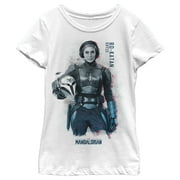 Girl's Star Wars: The Mandalorian Bo-Katan of Clan Kyrze Graphic Tee White X Large