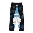 thumbnail image 5 of Daiia Christmas Gnome Snowflake Women's Sleep Pant with Pockets and Drawstring,Pajama Pants-Medium, 5 of 9