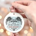 thumbnail image 4 of Someone in Heaven Call Us Grandpa & Grandma Christmas Ornament 2025, Ornament Name Memorial Xmas Keepsake for Loss of Baby From Grandparents, 4 of 5