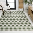 thumbnail image 6 of JONATHAN Y TUSCAN SUN 3 x 5 Area Rug, Darcy Traditional Geometric Bold Gingham - Green/Cream, TSN201E-3, 6 of 9