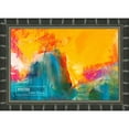 thumbnail image 3 of 22x17 Black Modern Bamboo Picture Frame - UV Acrylic, Foam Board Backing, Hanging Hardware, 3 of 9