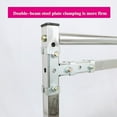 thumbnail image 4 of Embroidery Stand, Adjustable Cross Stitch Floor Frames With 12 Hanging Wire Buckles, Stainless Steel Needlework Floor Frame for Art Craft Sewing,85cm, 4 of 7