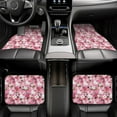 thumbnail image 6 of Uemuo Car Floor Mats - Rose Rabbit Pattern Carpet Floor Mats for Cars, Auto Accessories Front & Rear Car Floor Foot Mat Sets of 4 Pieces, 6 of 6