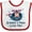 White and Red, variant on Inktastic Grammy and Papa Love Me Boys Baby Bib
