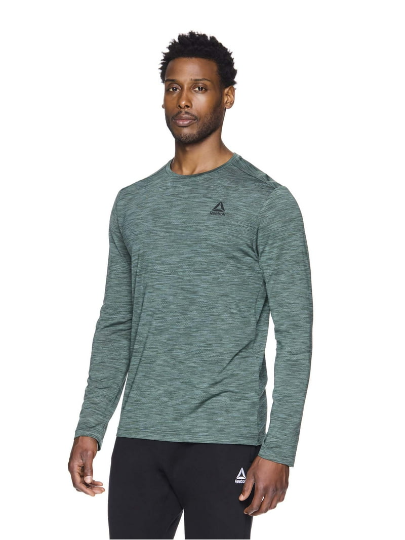 トップス Reebok everyone long sleeve tee Reebok Men's and Big Men's Stride Performance Long Sleeve