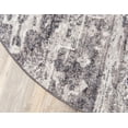 thumbnail image 6 of Unique Loom Basilica Collection Area Rug - Malasana (5' Round Gray/Beige), 6 of 6