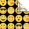 thumbnail image 2 of FFIY 24 Sheet-Count Emoji Printed Tissue Paper in Assorted Christmas and All-Occasion Designs Emojis, 2 of 3